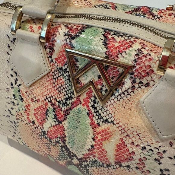 Kelly Wynne I Dare You Handbag Python Leather $405.00 - Picture 4 of 11